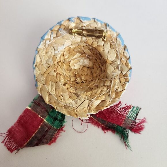 Homemade Set of 2 Christmas Snowman and a Wreath Brooches - Picture 5 of 7